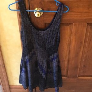 Beautiful blue free people dress only worn once!